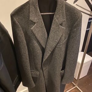 VINTAGE MENS YVES SAINT LAURENT WOOL COAT 40R
